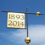 Wetterfahne nach Wunsch, mit Eigenem Logo oder Motiv.