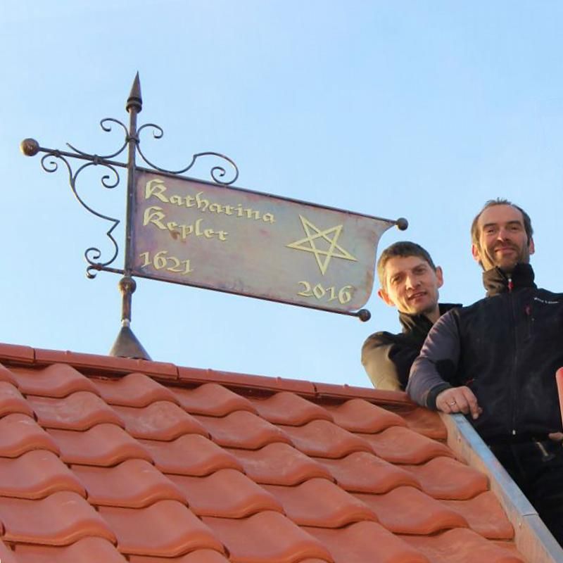 Wetterfahne nach Wunsch, mit Eigenem Logo oder Motiv.