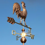 Large Weather Vane 739 - Rooster on Arrow