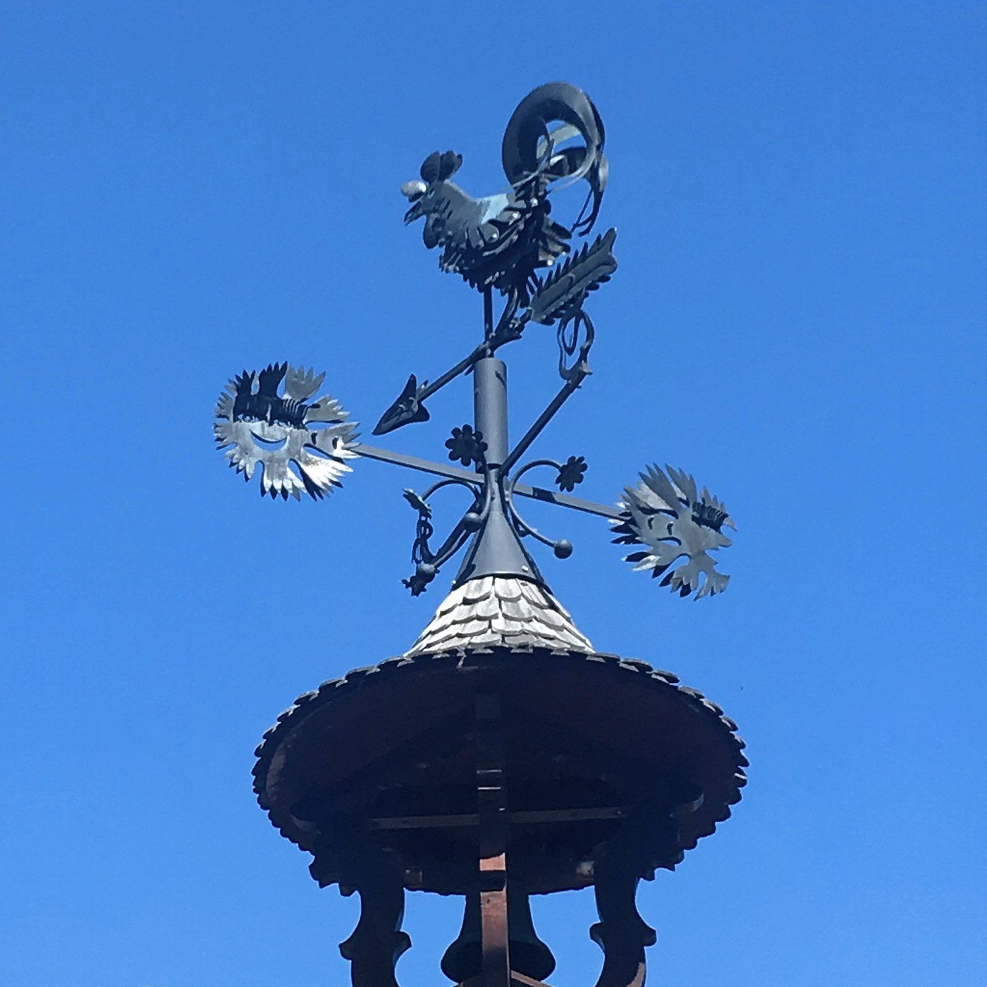 Wetterfahne nach Wunsch, nach Zeichnung fürs Haus, Kupfer und Edelstahl