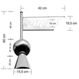 Individuelle Turmspitze mit Jahreszahl oder Initialen aus Kupfer oder Edelstahl