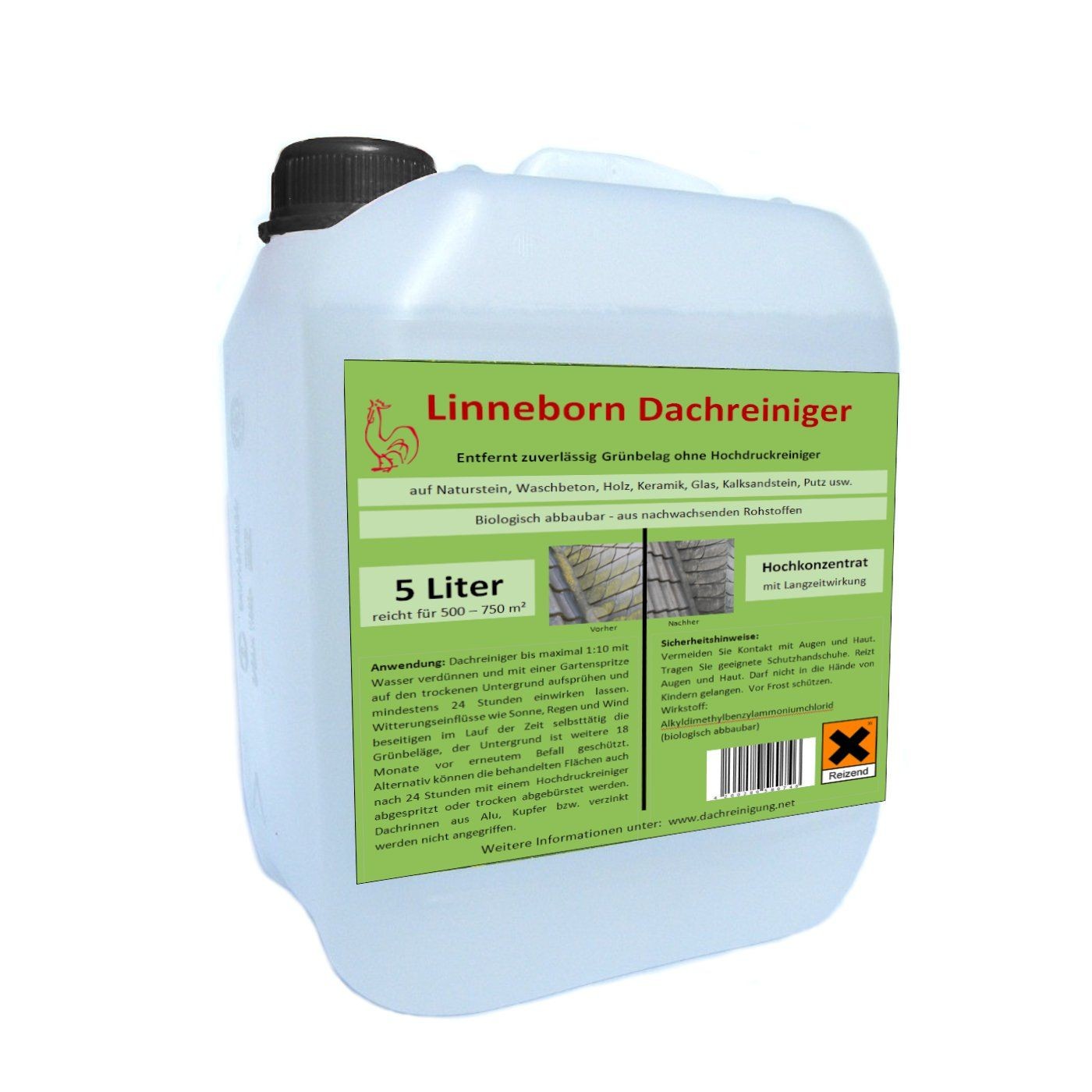5 Liter Linneborn Dachreinigung Konzentrat