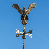 Mittelgroße Wetterfahne 431 - Adler aus Kupfer