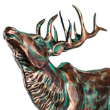 Large Weather Vane 771 - Deer made of copper