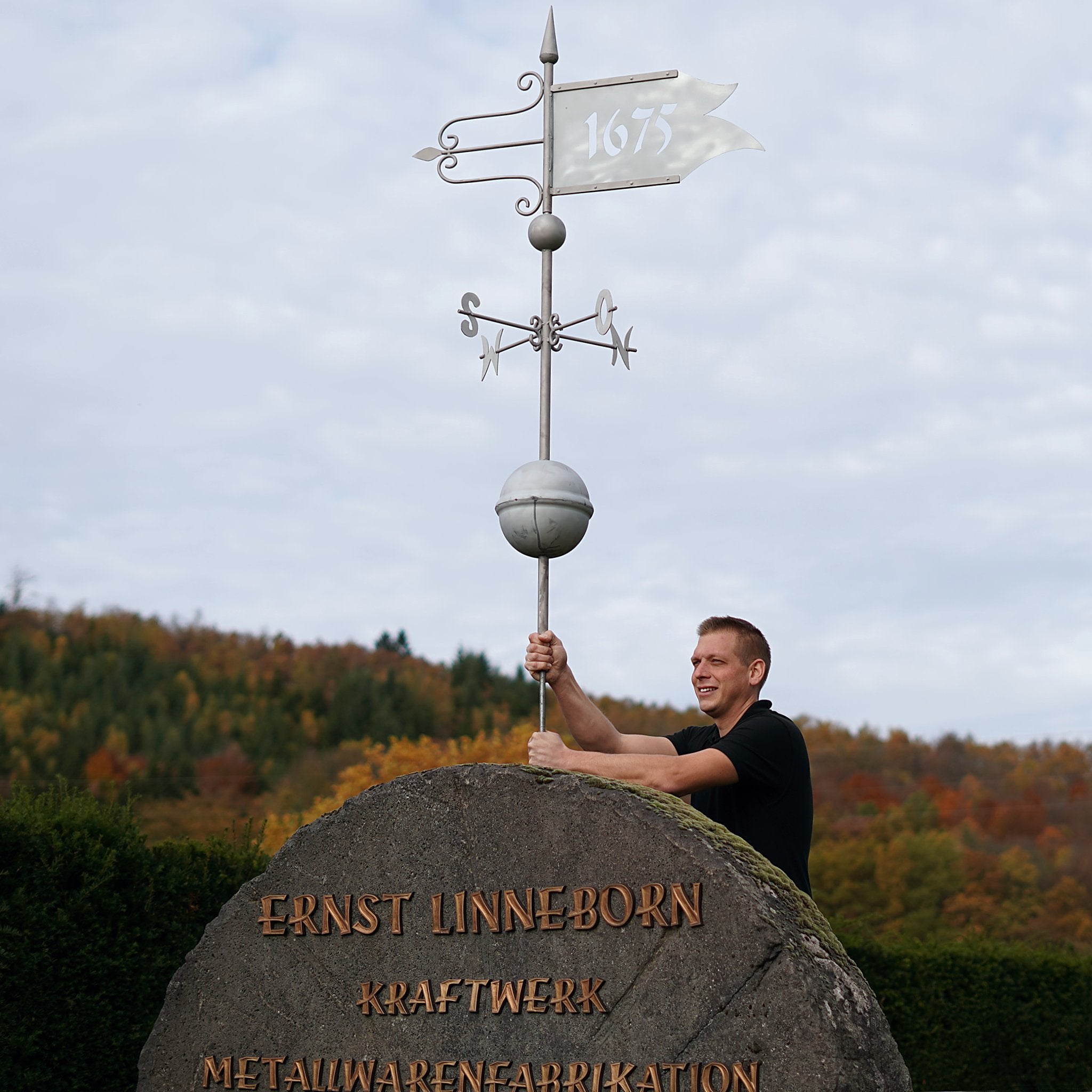 Banderuola realizzata individualmente - motivo desiderato