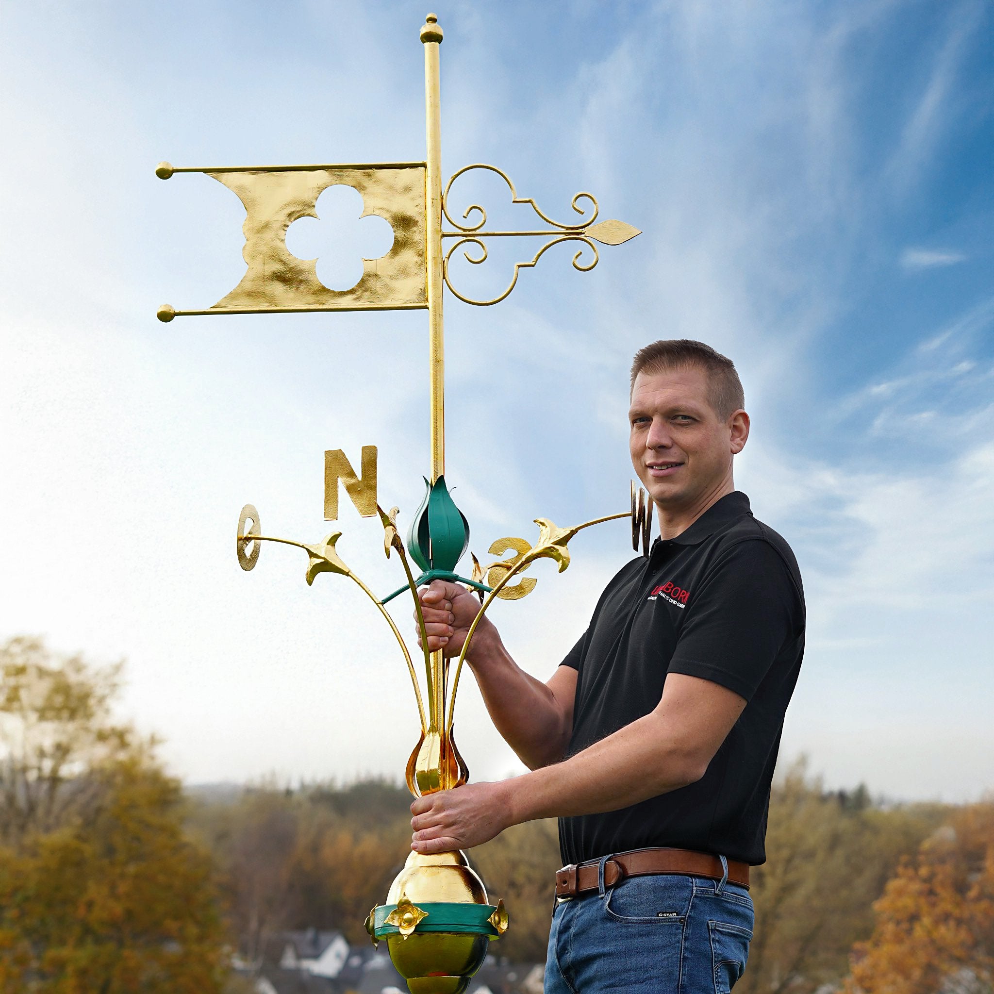 Banderuola realizzata individualmente - motivo desiderato