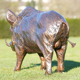 Kupferskulptur für den Garten -Wildschwein Statue