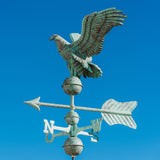 Mittelgroße Wetterfahne 431 - Adler aus Kupfer