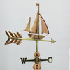 Medium Weather Vane 446 - Sailing Ship / Sailboat made of Copper