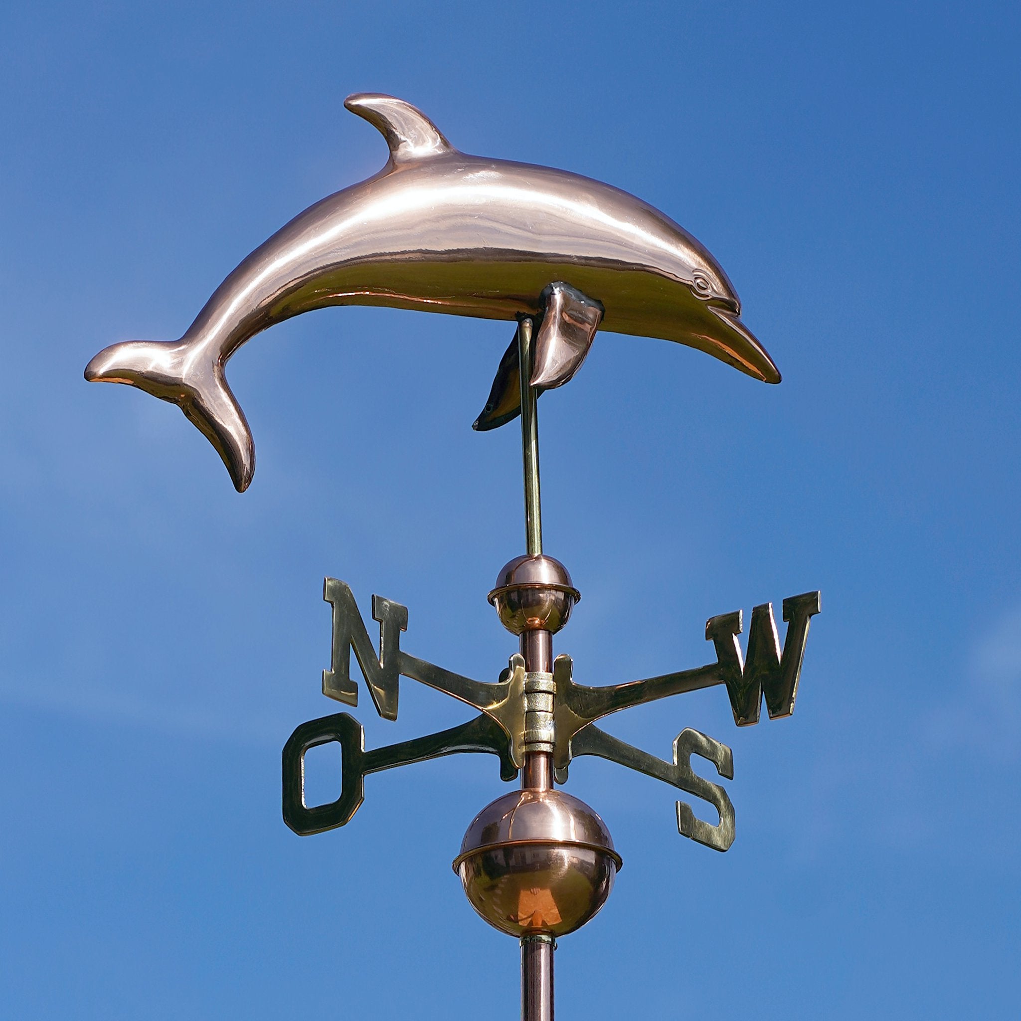 Wetterfahne Delfin fürs Dach