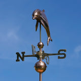 Kupferwetterfahne Delfin Meerestier