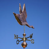 Large weather vane 137 - flying goose made of copper