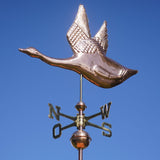 Large weather vane 137 - flying goose made of copper