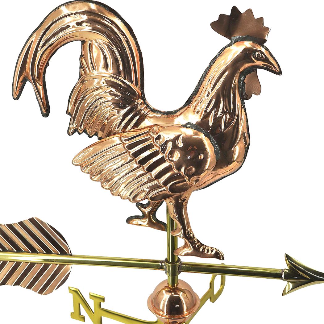 Girouette en cuivre coq - Good directions - Drapeaux décoratifs